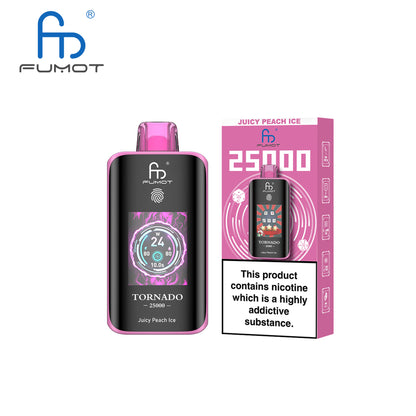 [Clearance Sale] Fumot Randm Tornado 25000 25K Puffs Wiederaufladbares Einweg Kit (Touch Switch) - 💥 Nehme 5 Zahle NUR 4! + Ab einem Einkauf von 100€ 2 Mystery Gratis💥