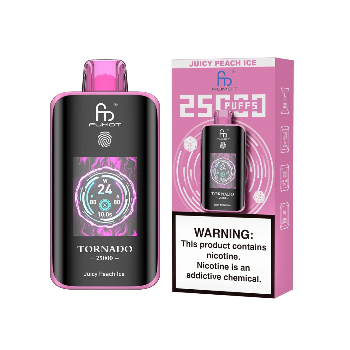 Fumot Randm Tornado 25000 Puff Wiederaufladbares Einweg Kit (Touch-Schalter) online gnstig kaufen | vapormo.de Fumot Randm Tornado 25000 Puff Wiederaufladbares Einweg Kit (Touch-Schalter) online gnstig kaufen | vapormo.de