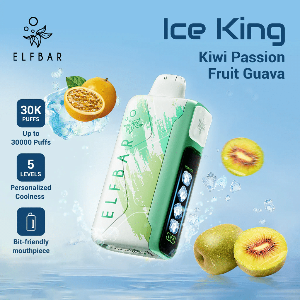 ELF Bar Ice King 30K Wiederaufladbares Einweg Kit (30000 Puffs) - 💥 Weihnachtsgeschenke sind da! Nehme 4 Zahle NUR 3! + Ab einem Einkauf von 100€ 1 Mystery Vapes Gratis + Kostenloser Versand!!💥