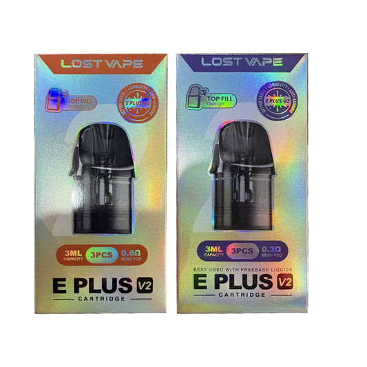 Lost Vape E Plus Kartusche V2 DM Top Fill 3ml 3 Stück/Packung