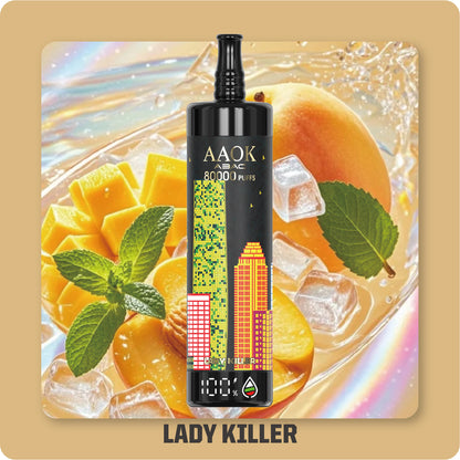 AAOK 80K 80000 PUFFS DTL Einweg Kit- 💥 Nehme 5 Zahle NUR 4! + Ab einem Einkauf von 100€ 2 Mystery Gratis💥