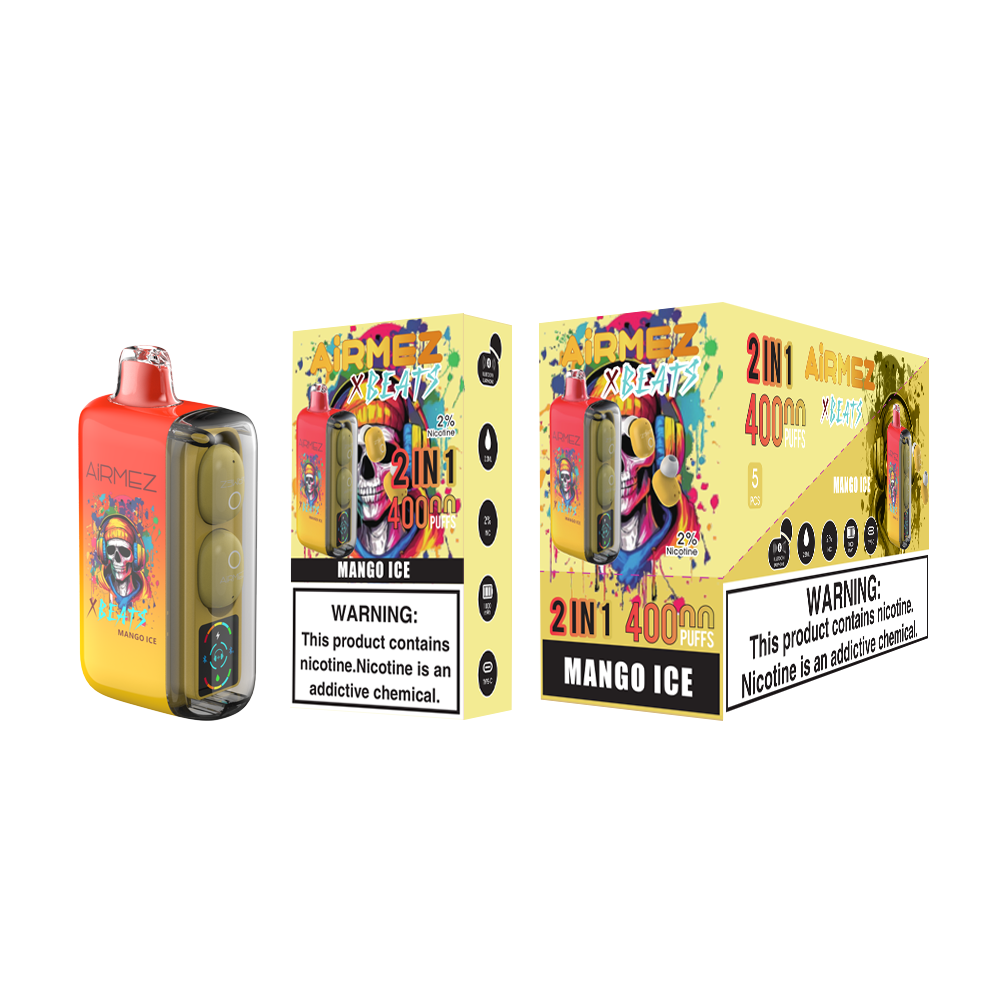 AiRMEZ Xbeats 40000 40K Puffs Einweg Kit mit TWS Earphones- 💥 BLACK Friday WEEK - Nehme 4 Zahle NUR 3! + Ab einem Einkauf von 100€ 1 Mystery Vapes Gratis + Ab einem Einkauf von 150€ 2 Mystery Vapes Gratis 💥