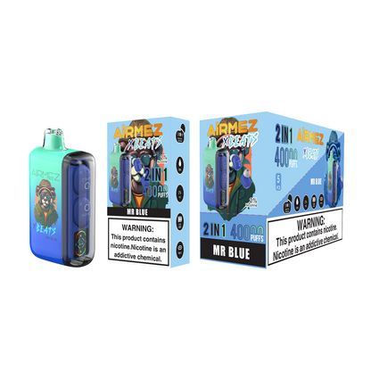 AiRMEZ Xbeats 40000 40K Puffs Einweg Kit mit TWS Earphones- 💥 BLACK Friday WEEK - Nehme 4 Zahle NUR 3! + Ab einem Einkauf von 100€ 1 Mystery Vapes Gratis + Ab einem Einkauf von 150€ 2 Mystery Vapes Gratis 💥
