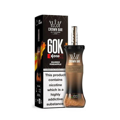 AL Fakher Crown Bar 60K 60000 Puffs E-Hose X Einweg Kit- 💥 Nehme 4 Zahle NUR 3! + Ab einem Einkauf von 100€ 1 Mystery Gratis💥