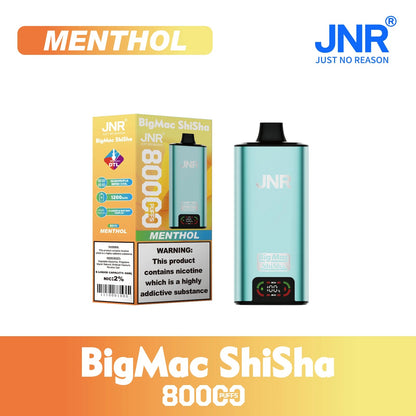 JNR BIG MAC Shisha 80K 80000 Puffs Einweg Kit - 💥 Nehme 4 Zahle NUR 3! + Ab einem Einkauf von 100€ 2 Mystery Gratis💥