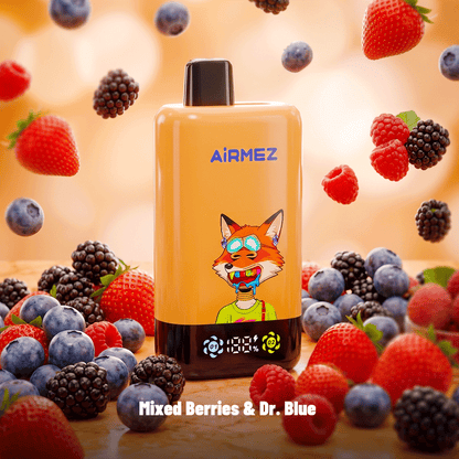 AiRMEZ Fox 2in1 Pro 80K 80000 Puffs Einweg Kit 30ml - 💥 Nehme 4 Zahle NUR 3! + Ab einem Einkauf von 120€ 2 Mystery Gratis💥