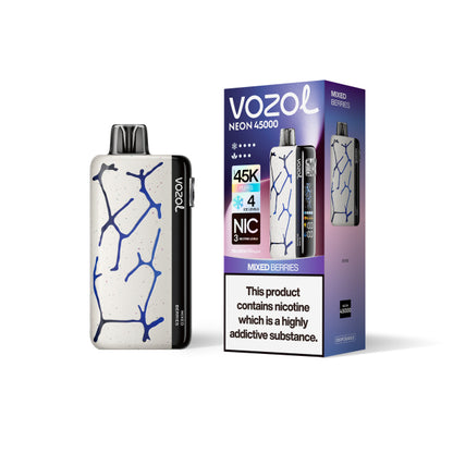 Vozol Neon 45000 Puffs Vorgefülltes Einweg Kit 24ml (45K Puffs) - 💥 BLACK Friday WEEK - Nehme 4 Zahle NUR 3! + Ab einem Einkauf von 100€ 1 Mystery Vapes Gratis + Ab einem Einkauf von 150€ 2 Mystery Vapes Gratis 💥
