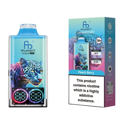 Fumot Leopard 40K Digital Display RGB Lights Einweg Kit (40000 Puffs) - 💥 Weihnachtsgeschenke sind da! Nehme 4 Zahle NUR 3! + Ab einem Einkauf von 100€ 1 Mystery Vapes Gratis + Kostenloser Versand!!💥