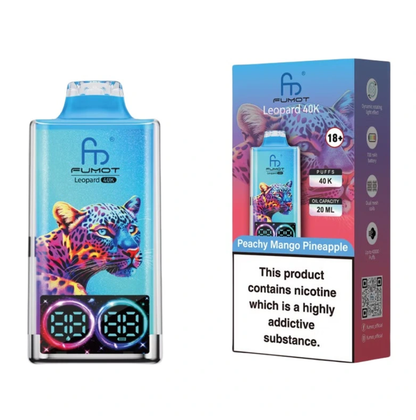Fumot Leopard 40K Digital Display RGB Lights Einweg Kit (40000 Puffs) - 💥 Weihnachtsgeschenke sind da! Nehme 4 Zahle NUR 3! + Ab einem Einkauf von 100€ 1 Mystery Vapes Gratis + Kostenloser Versand!!💥