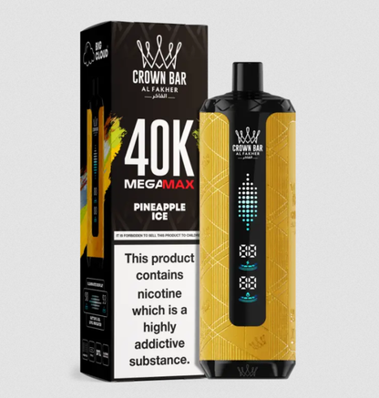 AL Fakher Crown Bar Mega Max 40K 40000 Puffs Einweg Kit - 💥 Nehme 4 Zahle NUR 3! + Ab einem Einkauf von 100€ 2 Mystery Gratis💥