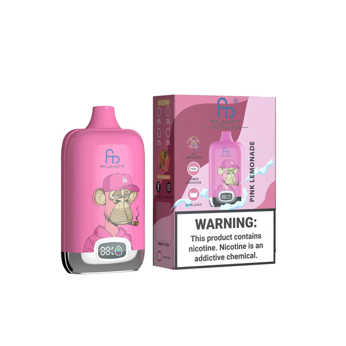 Fumot Randm Digital Box 12K 12000 Puffs Einweg Kit 0mg - 💥 Nehme 4 Zahle NUR 3! + Ab einem Einkauf von 120€ 2 Mystery Gratis💥