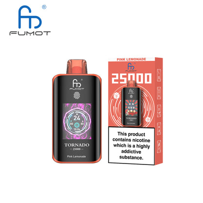 [Clearance Sale] Fumot Randm Tornado 25000 25K Puffs Wiederaufladbares Einweg Kit (Touch Switch) - 💥 Nehme 5 Zahle NUR 4! + Ab einem Einkauf von 100€ 2 Mystery Gratis💥