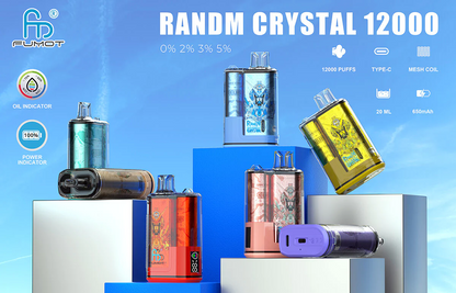 Randm Crystal 12000 Puffs Wiederaufladbares Einweg Kit