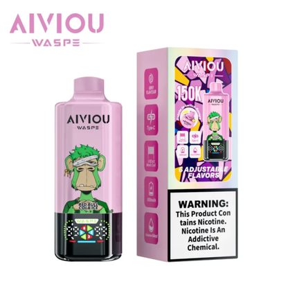 WASPE Aiviou 150K 150000 Puffs 6in1 Wiederaufladbares Einweg Kit - 💥 Weihnachtsgeschenke sind da! Nehme 4 Zahle NUR 3! + Ab einem Einkauf von 100€ 1 Mystery Vapes Gratis + Kostenloser Versand!!💥