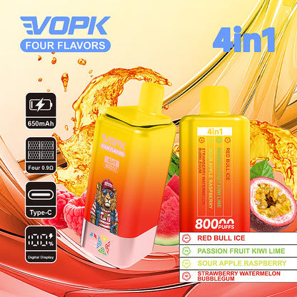 VOPK 80K Puffs 4IN1 Einweg Kit 650mAh