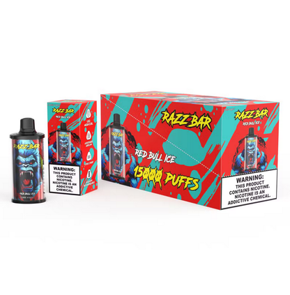 Razz Bar 15000 15K Puffs Einweg Kit - 💥 Nehme 4 Zahle NUR 3! + Ab einem Einkauf von 100€ 2 Mystery Gratis💥