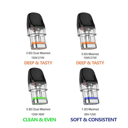 SMOK Novo Pod SLR 2.0 Kartusche für Novo Axis, Novo Axis EZ Kit 2ml (3 Stück/Packung)