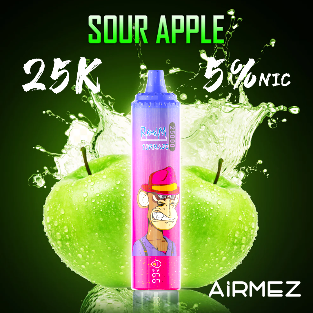 Airmez Tornado 25000 25K Puffs Einweg Kit - 💥 Weihnachtsgeschenke sind da! Nehme 4 Zahle NUR 3! + Ab einem Einkauf von 100€ 1 Mystery Vapes Gratis + Kostenloser Versand!!💥