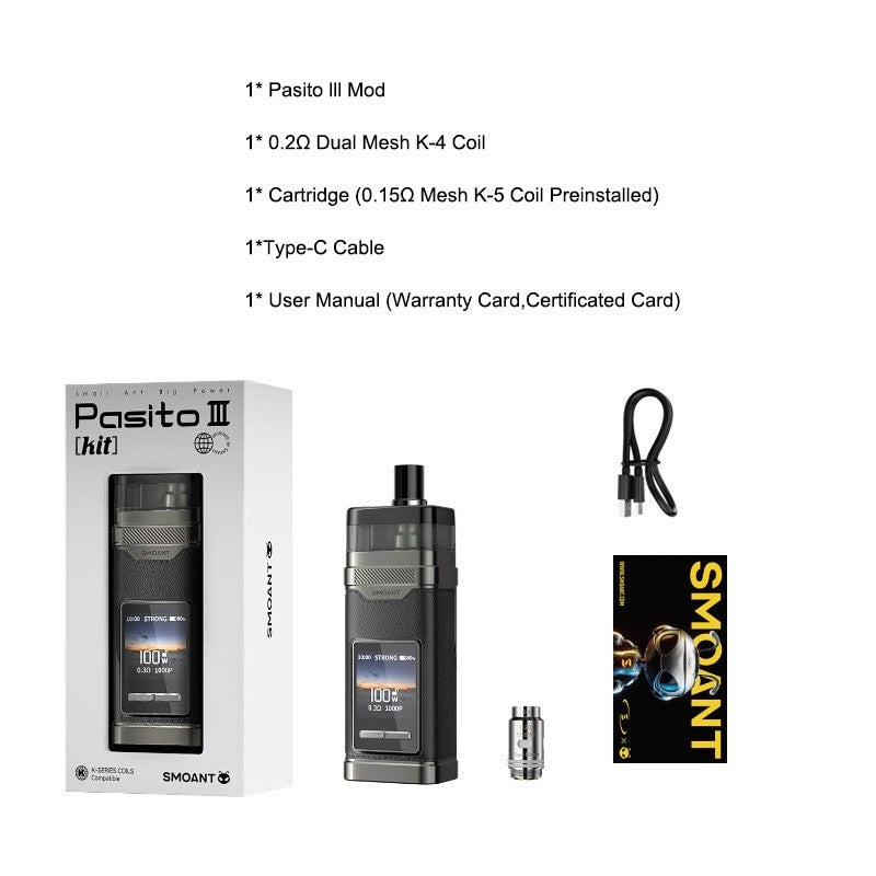 Smoant Pasito 3 Pod Kit 100W