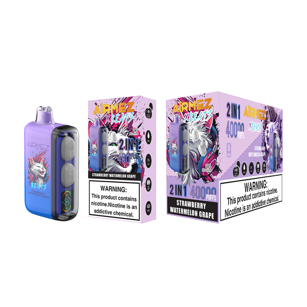 Airmez Vape Kopfhrer AiRMEZ Xbeats 50000 Puffs Einweg Kit mit TWS Earphones gnstig kaufen in Deutschland Airmez Vape Kopfhrer AiRMEZ Xbeats 50000 Puffs Einweg Kit mit TWS Earphones gnstig kaufen in Deutschland