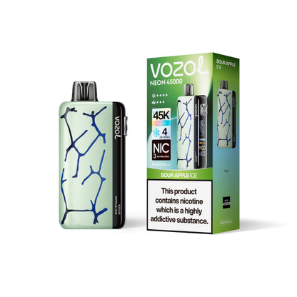 Vozol Neon 45000 Puffs Vorgefülltes Einweg Kit 24ml (45K Puffs) - 💥 BLACK Friday WEEK - Nehme 4 Zahle NUR 3! + Ab einem Einkauf von 100€ 1 Mystery Vapes Gratis + Ab einem Einkauf von 150€ 2 Mystery Vapes Gratis 💥