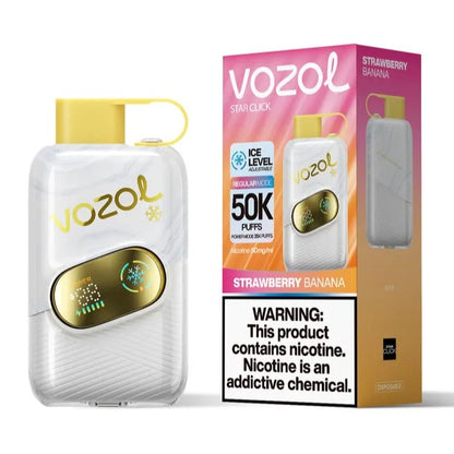 Vozol Star Click 50K Puffs Wiederaufladbares Einweg Kit (50000 Puffs) - 💥 Nehme 5 Zahle NUR 4! + Ab einem Einkauf von 100€ 2 Mystery Gratis💥