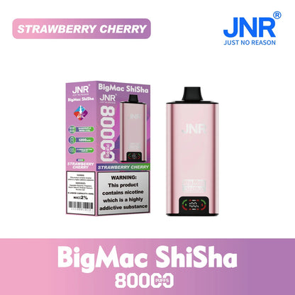 JNR BIG MAC Shisha 80K 80000 Puffs Einweg Kit - 💥 Nehme 4 Zahle NUR 3! + Ab einem Einkauf von 100€ 2 Mystery Gratis💥