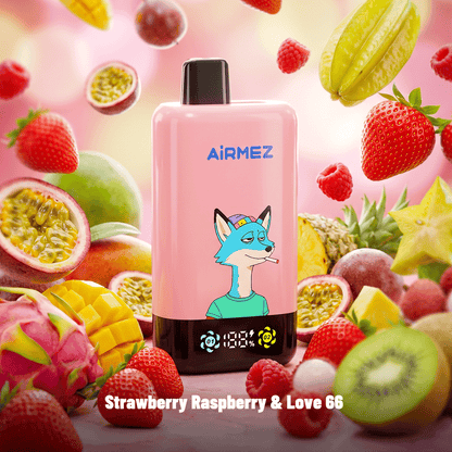 AiRMEZ Fox 2in1 Pro 80K 80000 Puffs Einweg Kit 30ml - 💥 Nehme 4 Zahle NUR 3! + Ab einem Einkauf von 120€ 2 Mystery Gratis💥