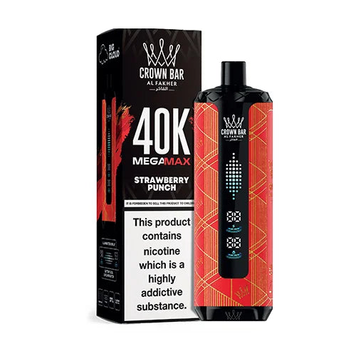 AL Fakher Crown Bar Mega Max 40K 40000 Puffs Einweg Kit - 💥 Nehme 4 Zahle NUR 3! + Ab einem Einkauf von 100€ 2 Mystery Gratis💥