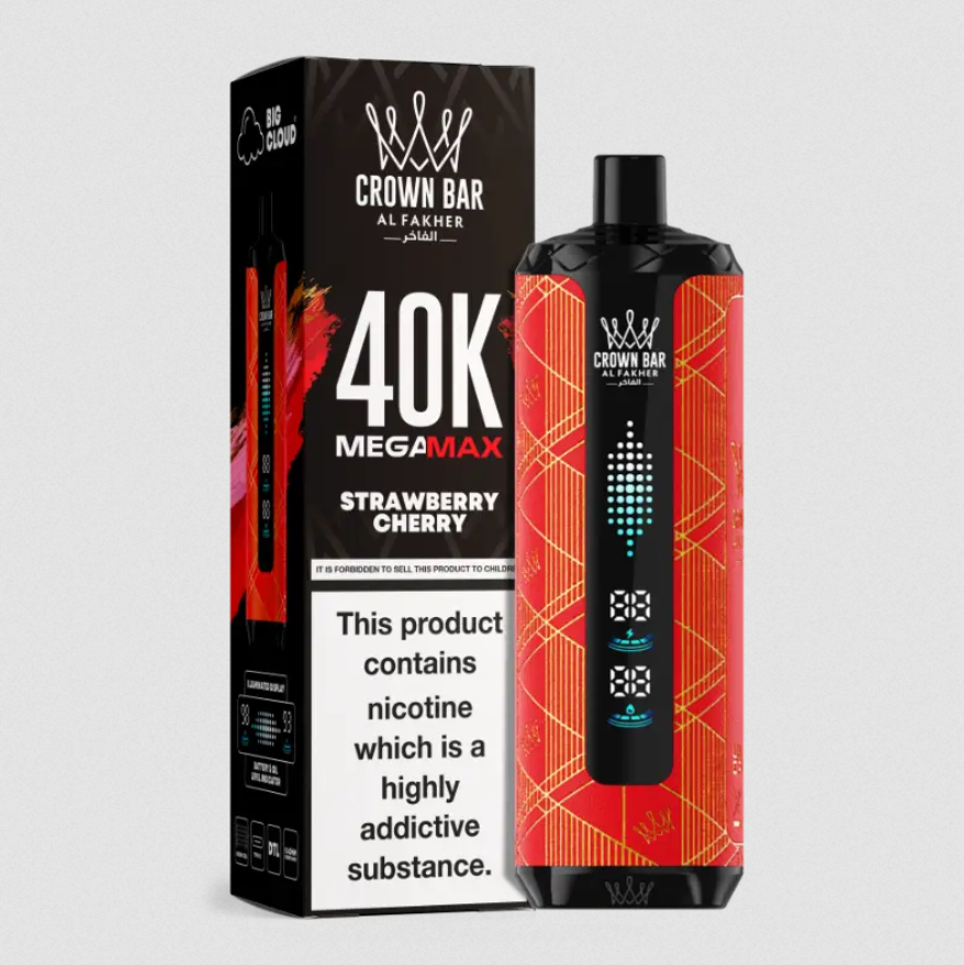 AL Fakher Crown Bar Mega Max 40K 40000 Puffs Einweg Kit - 💥 Nehme 4 Zahle NUR 3! + Ab einem Einkauf von 100€ 2 Mystery Gratis💥