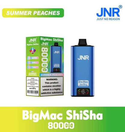 JNR BIG MAC Shisha 80K 80000 Puffs Einweg Kit - 💥 Nehme 4 Zahle NUR 3! + Ab einem Einkauf von 100€ 2 Mystery Gratis💥