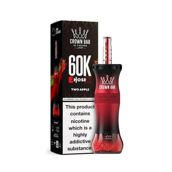 AL Fakher Crown Bar 60K 60000 Puffs E-Hose X Einweg Kit- 💥 Nehme 4 Zahle NUR 3! + Ab einem Einkauf von 100€ 1 Mystery Gratis💥