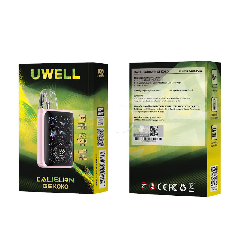 Uwell Caliburn G5 KOKO Pod Kit 35W online gnstig kaufen | vapormo.de