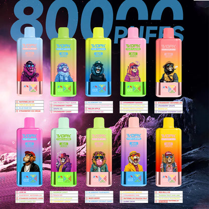 VOPK 80K Puffs 4IN1 Einweg Kit 650mAh