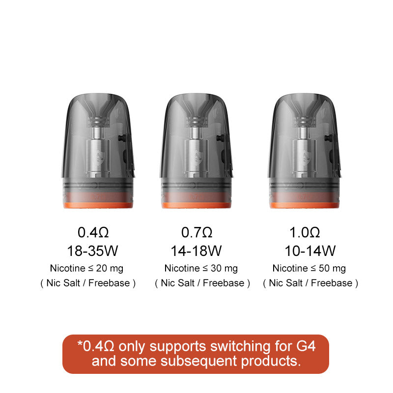 Voopoo ARGUS Multi-Ohm Kartusche 3 Stück/Packung