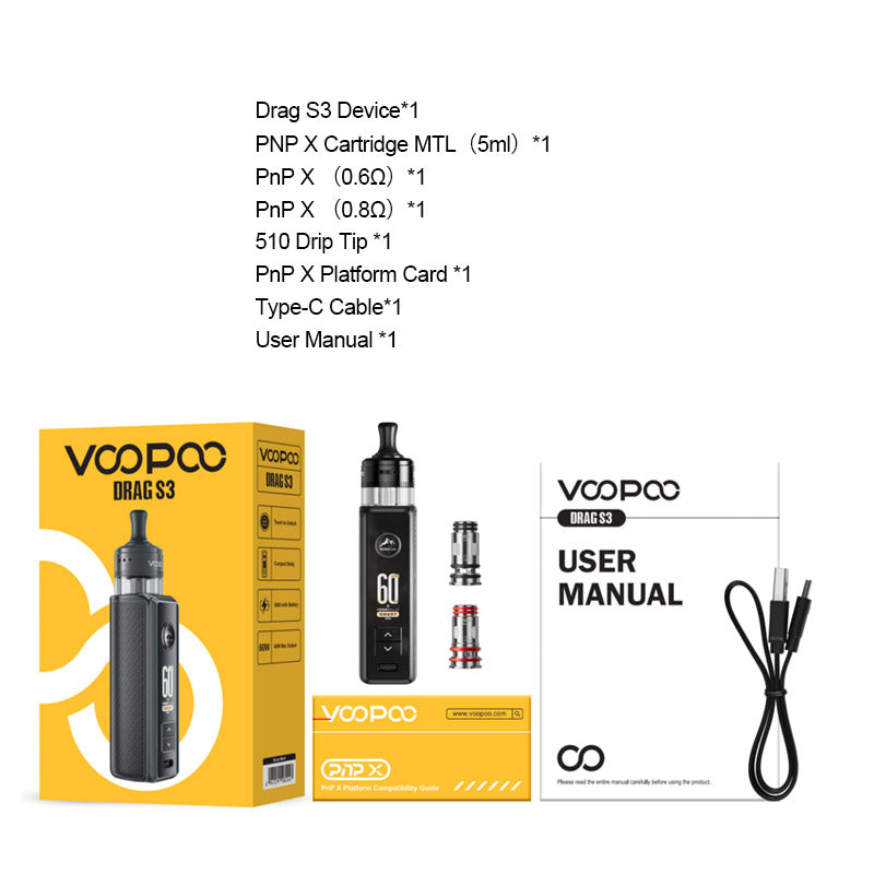 VOOPOO Drag S3 Pod Mod Kit 60W