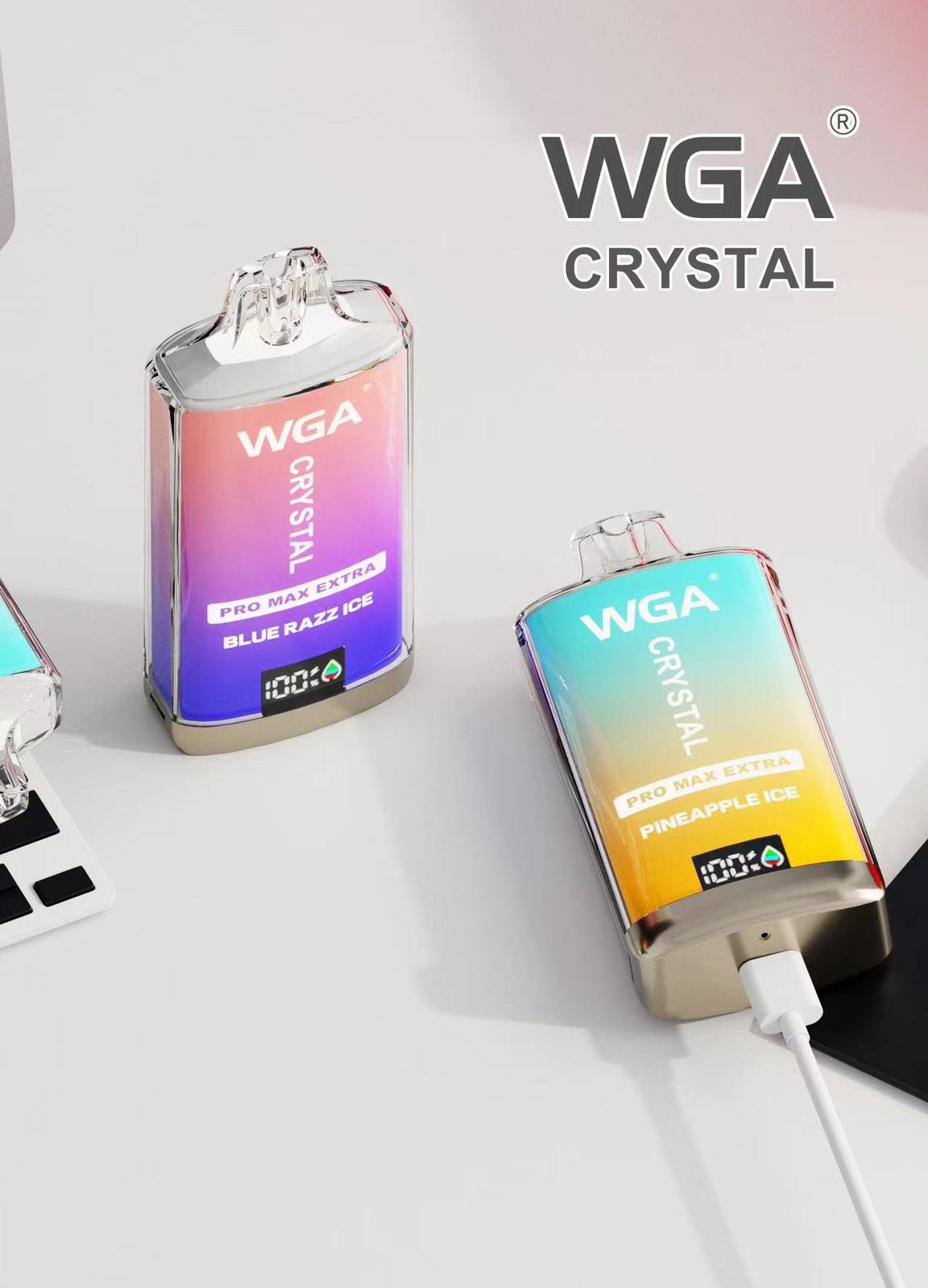 WGA Crystal Pro Max Extra 15000 Puffs Einweg Vape - Kaufen Sie 4 Stück und erhalten Sie 1 Stück gratis (Zufällige Geschmacksrichtungen)