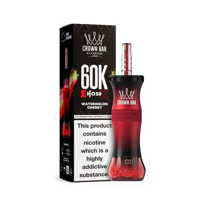 AL Fakher Crown Bar 60K 60000 Puffs E-Hose X Einweg Kit - 💥 Nehme 4 Zahle NUR 3! + Ab einem Einkauf von 100€ 2 Mystery Gratis💥