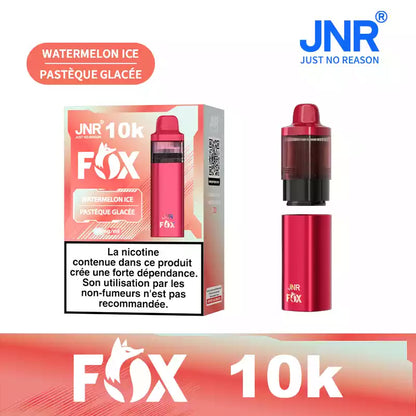 JNR Fox 10000 Puffs Vorgefülltes Einweg Kit - 💥 BLACK Friday WEEK - Nehme 4 Zahle NUR 3! + Ab einem Einkauf von 100€ 1 Mystery Vapes Gratis + Ab einem Einkauf von 150€ 2 Mystery Vapes Gratis 💥