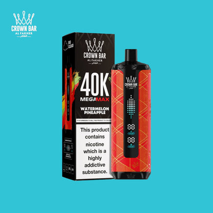 AL Fakher Crown Bar Mega Max 40K 40000 Puffs Einweg Kit - 💥 Nehme 4 Zahle NUR 3! + Ab einem Einkauf von 100€ 2 Mystery Gratis💥