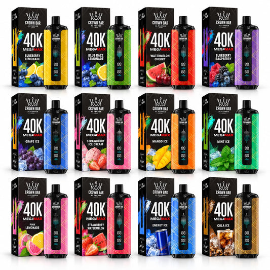 AL Fakher Crown Bar Mega Max 40K 40000 Puffs Einweg Kit 