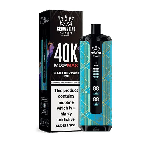 AL Fakher Crown Bar Mega Max 40K 40000 Puffs Einweg Kit kaufen jetzt bei vapormo.de AL Fakher Crown Bar Mega Max 40K 40000 Puffs Einweg Kit kaufen jetzt bei vapormo.de