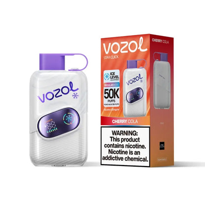 Vozol Star Click 50K Puffs Wiederaufladbares Einweg Kit (50000 Puffs) - 💥 Nehme 5 Zahle NUR 4! + Ab einem Einkauf von 100€ 2 Mystery Gratis💥
