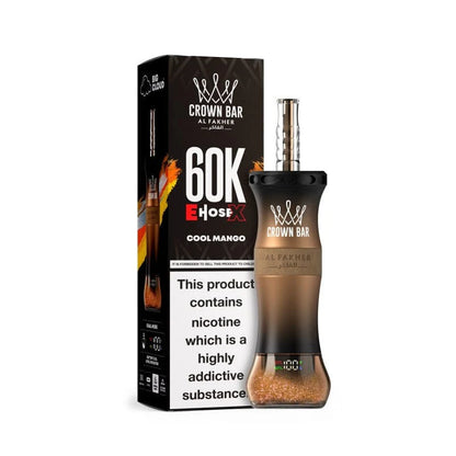 AL Fakher Crown Bar 60K 60000 Puffs E-Hose X Einweg Kit - 💥 Nehme 5 Zahle NUR 4! + Ab einem Einkauf von 100€ 2 Mystery Gratis💥