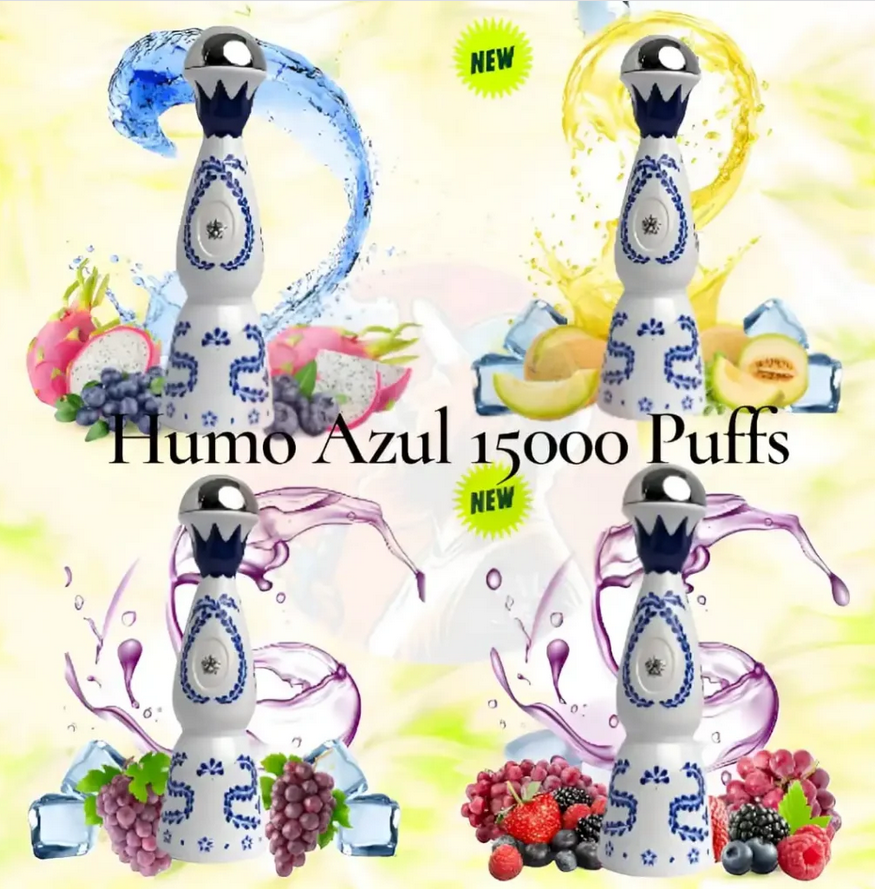 Humo Azul 15000 Puffs Limited Edition Einweg Kit - 💥 Nehme 4 Zahle NUR 3! + Ab einem Einkauf von 100€ 2 Mystery Gratis💥