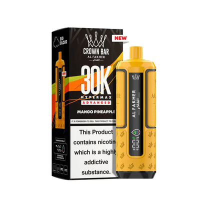 AL Fakher Crown Bar 30K Hypermax Vorgefülltes Einweg Kit - 💥 BLACK Friday WEEK - Nehme 4 Zahle NUR 3! + Ab einem Einkauf von 100€ 1 Mystery Vapes Gratis + Ab einem Einkauf von 150€ 2 Mystery Vapes Gratis 💥