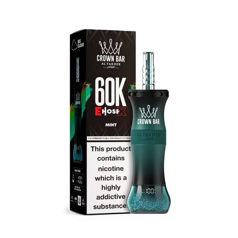 AL Fakher Crown Bar 60K 60000 Puffs E-Hose X Einweg Kit - 💥 Nehme 5 Zahle NUR 4! + Ab einem Einkauf von 100€ 2 Mystery Gratis💥