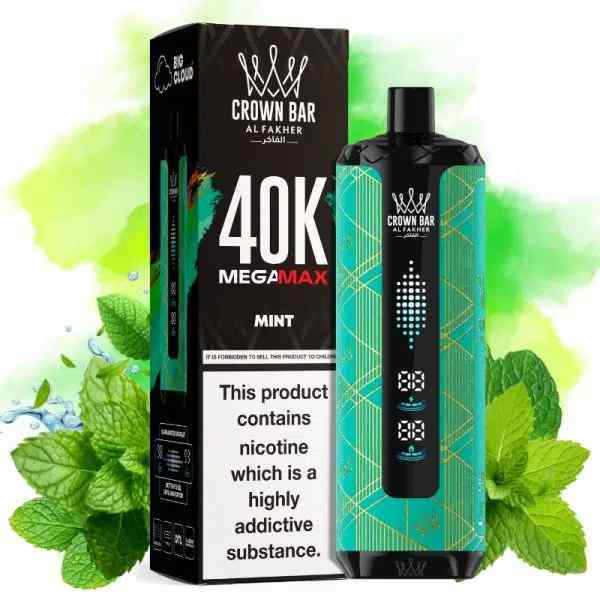 AL Fakher Crown Bar Mega Max 40K 40000 Puffs Einweg Kit - 💥 Nehme 4 Zahle NUR 3! + Ab einem Einkauf von 100€ 2 Mystery Gratis💥
