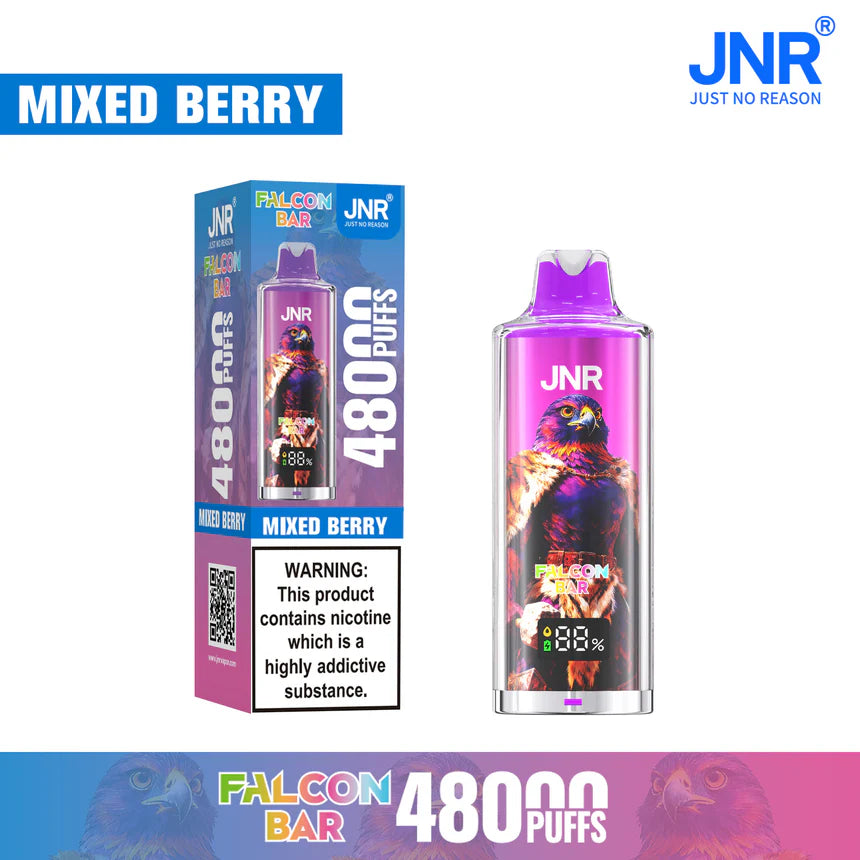 JNR Falcon Bar 40000 Puffs Wiederaufladbares Einweg Kit - 💥 Nehme 4 Zahle NUR 3! + Ab einem Einkauf von 100€ 1 Mystery Gratis💥