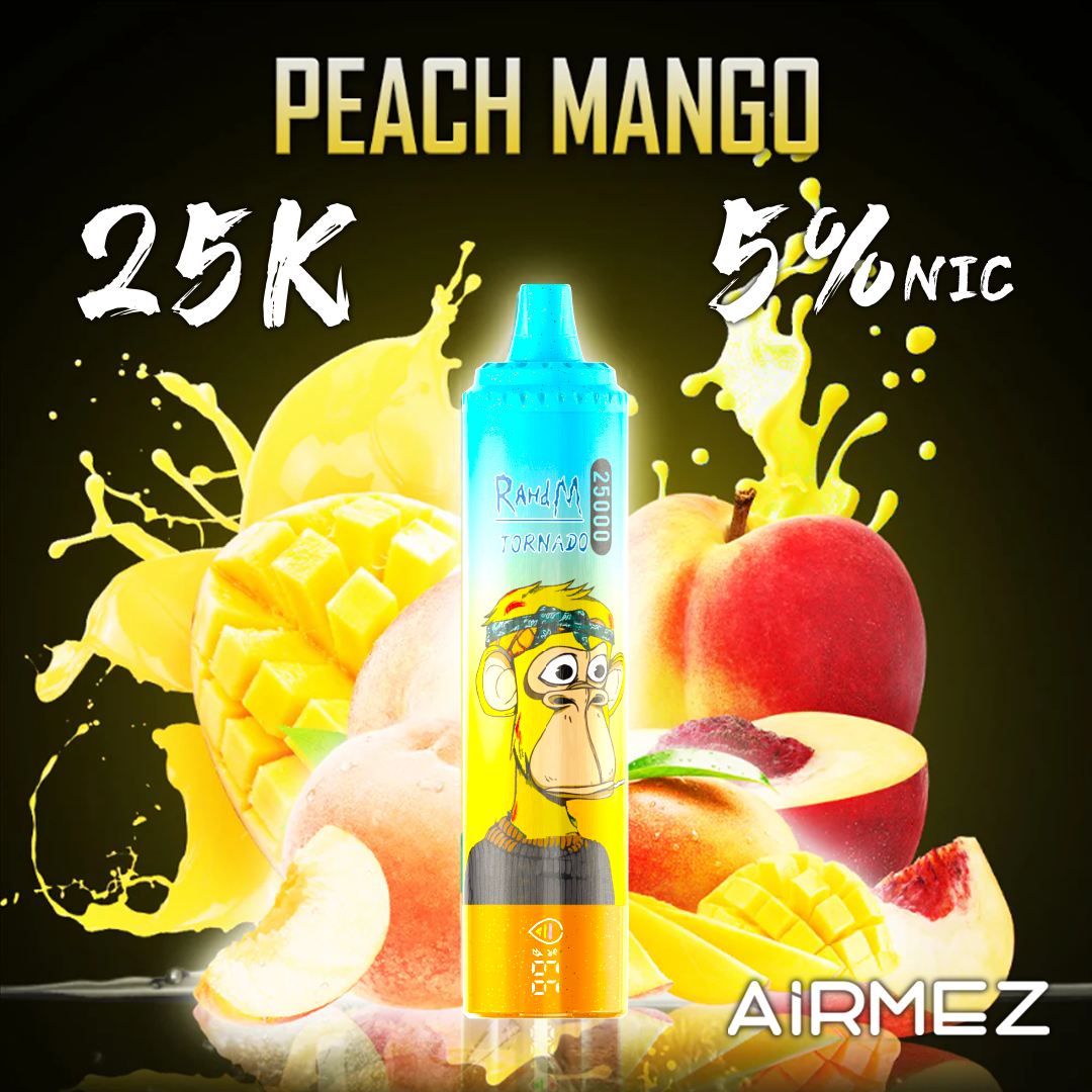 Airmez Tornado 25000 25K Puffs Einweg Kit - 💥 Weihnachtsgeschenke sind da! Nehme 4 Zahle NUR 3! + Ab einem Einkauf von 100€ 1 Mystery Vapes Gratis + Kostenloser Versand!!💥